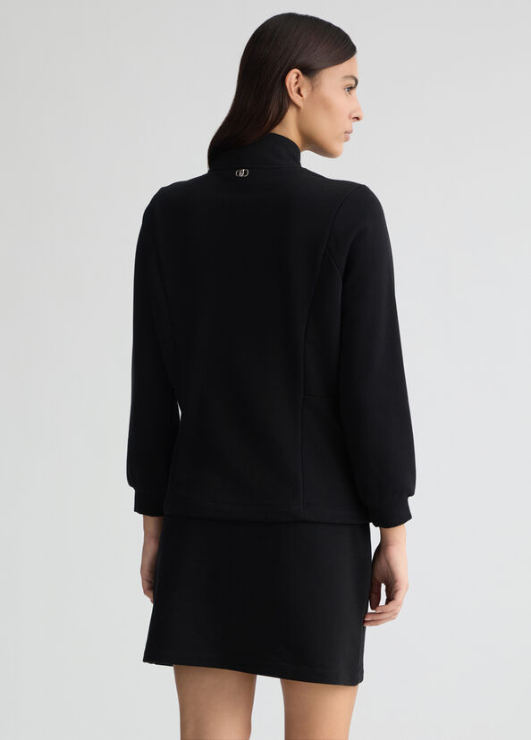 Liu Jo Felpa con zip e strass Offerta