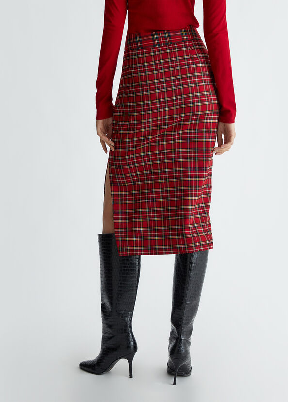 Liu Jo Gonna longuette in tartan 2025