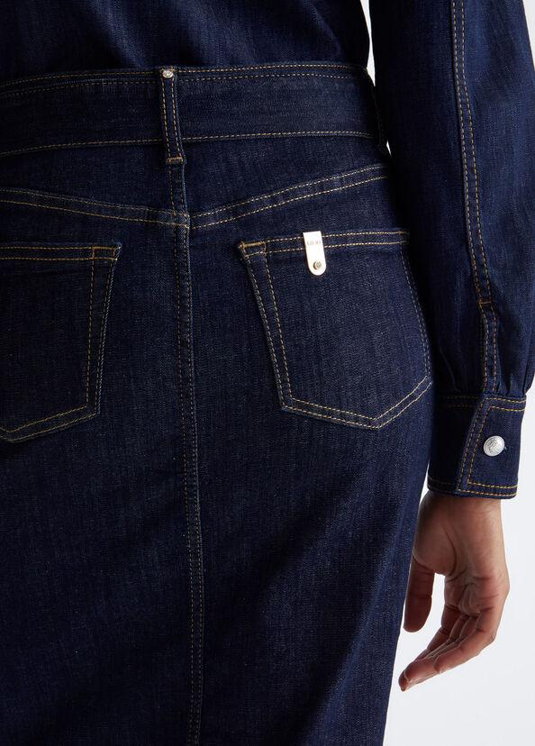 Liu Jo Gonna in denim con cintura In Linea