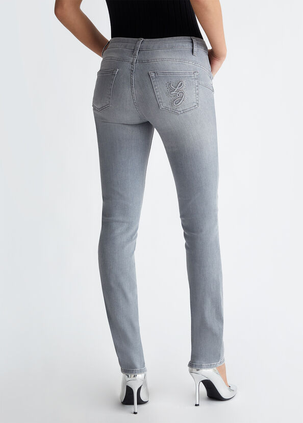 Liu Jo Jeans slim bottom up Qualità Garantita
