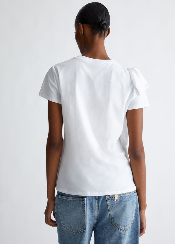 Liu Jo T-shirt con rouches Sconto