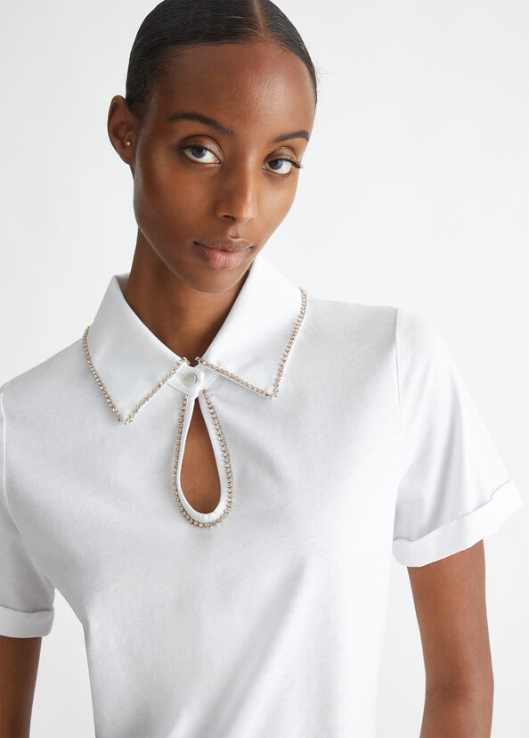 Liu Jo Polo con strass In Vendita