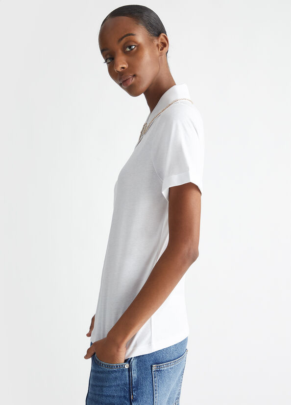 Liu Jo Polo con strass In Vendita