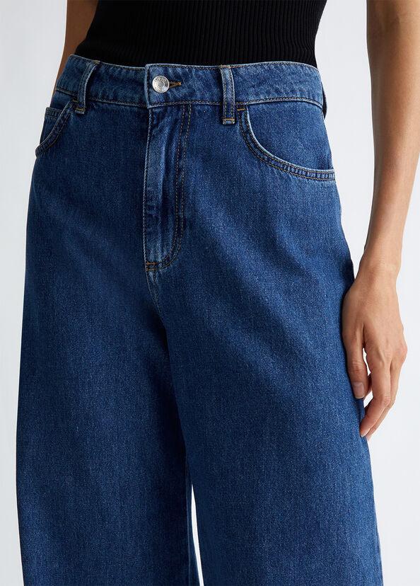 Liu Jo Jeans flare in cotone In Saldo