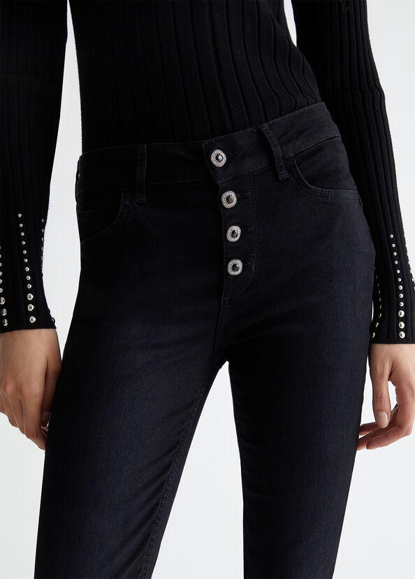 Liu Jo Jeans skinny con bottoni In Linea