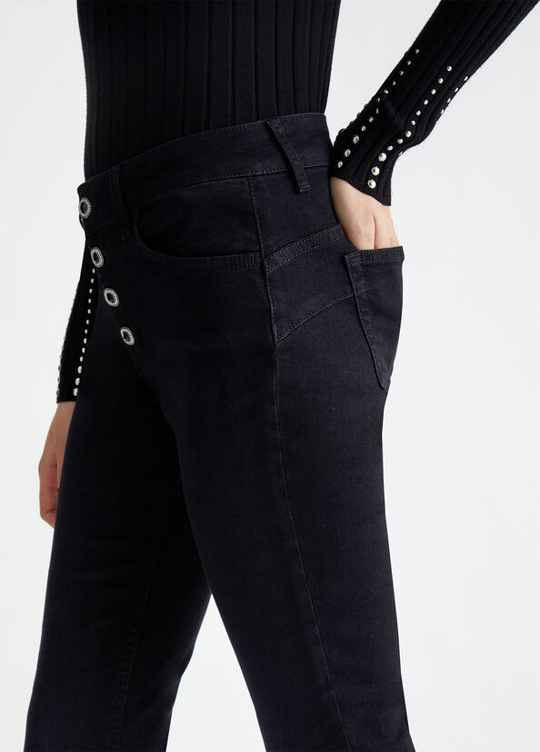 Liu Jo Jeans skinny con bottoni In Linea