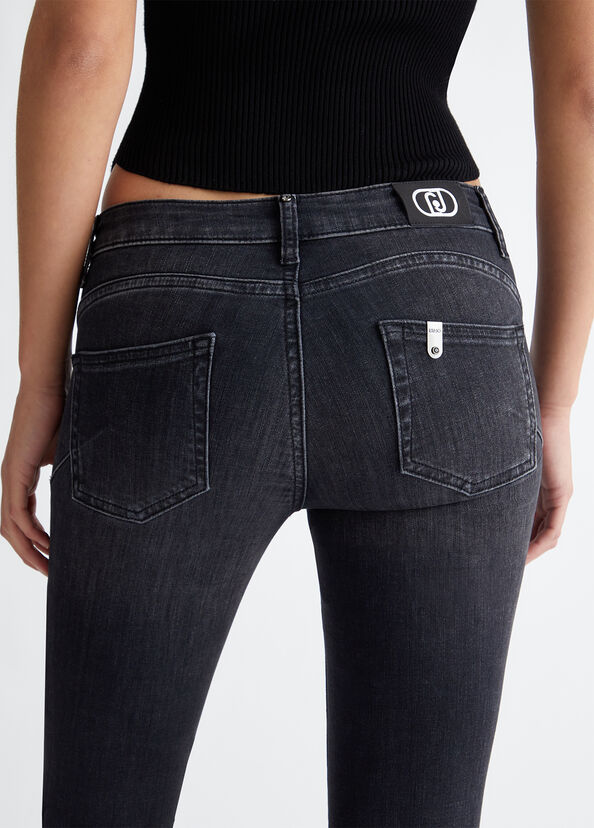 Liu Jo Jeans skinny bottom up con strass Promozione Limitata