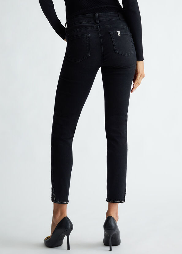 Liu Jo Jeans straight bottom up Sottocosto