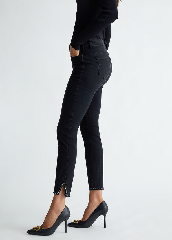 Liu Jo Jeans straight bottom up Sottocosto