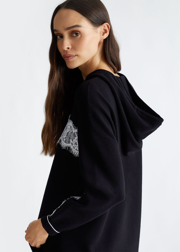 Liu Jo Maglia con cappuccio e logo Offerte