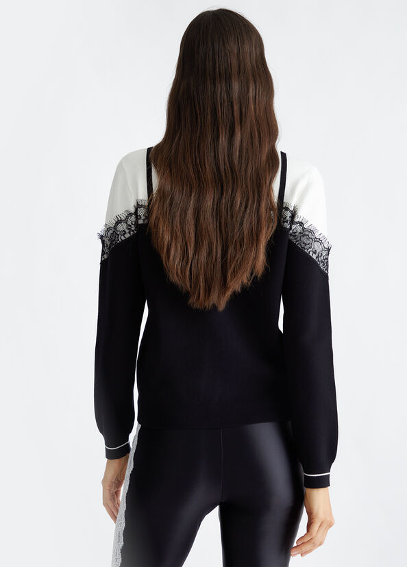 Liu Jo Maglia con pizzo Vendita Economica