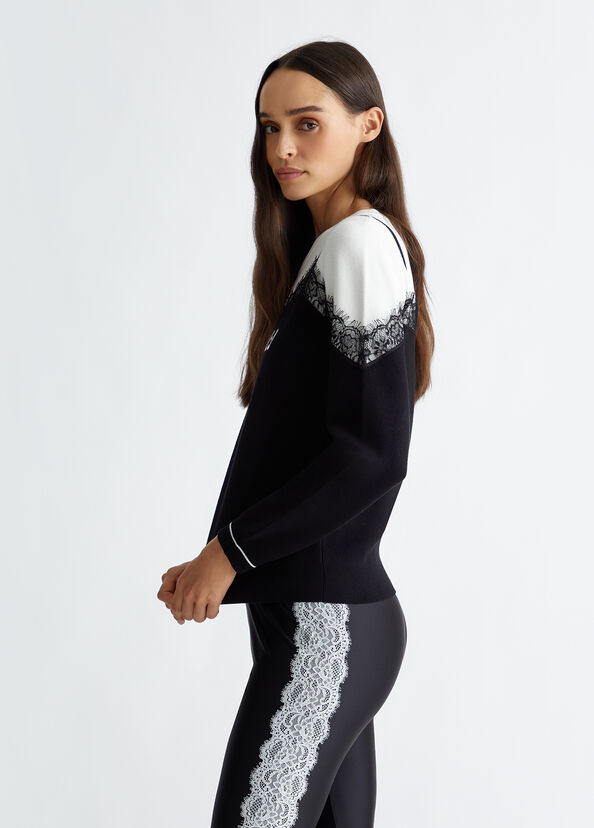 Liu Jo Maglia con pizzo Vendita Economica