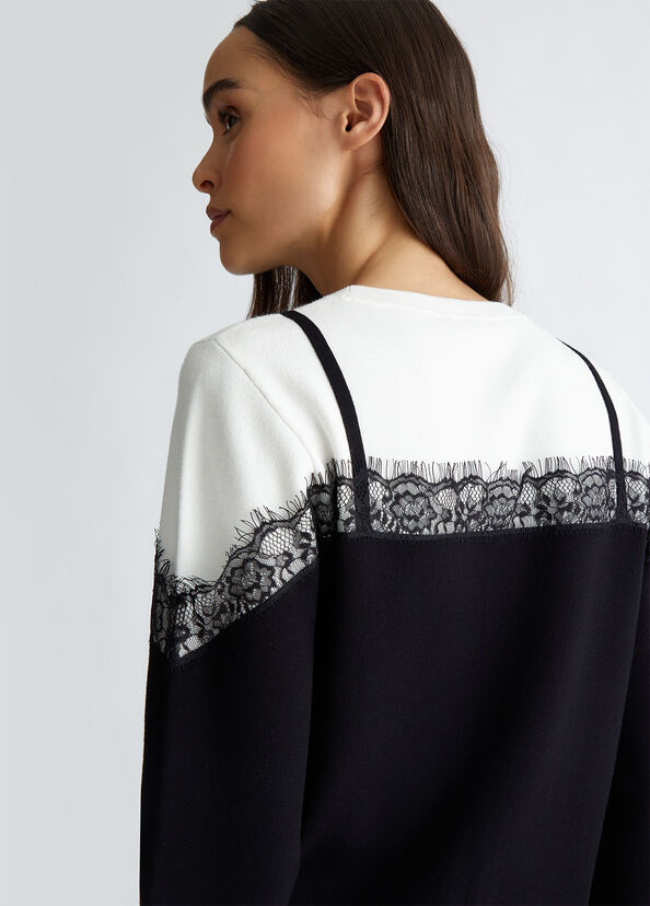 Liu Jo Maglia con pizzo Vendita Economica