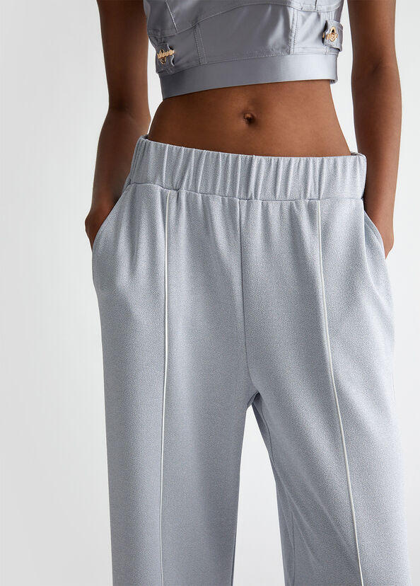 Liu Jo Pantaloni in jersey lurex® Saldi Di Fabbrica