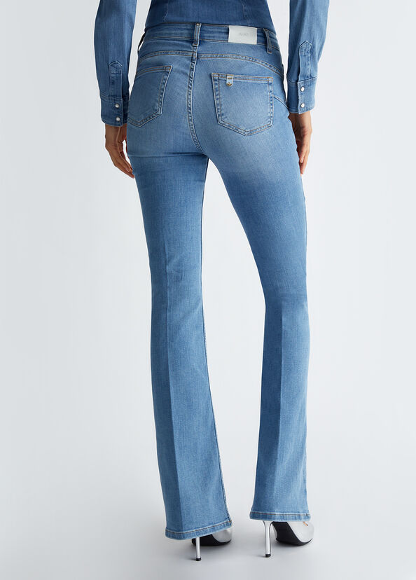 Liu Jo Jeans flare bottom up Flash Sale
