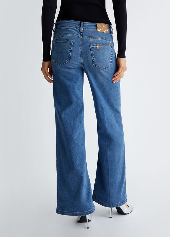 Liu Jo Jeans flare a vita alta Nuovo