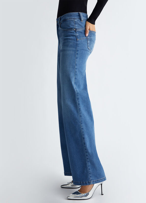 Liu Jo Jeans flare a vita alta Nuovo