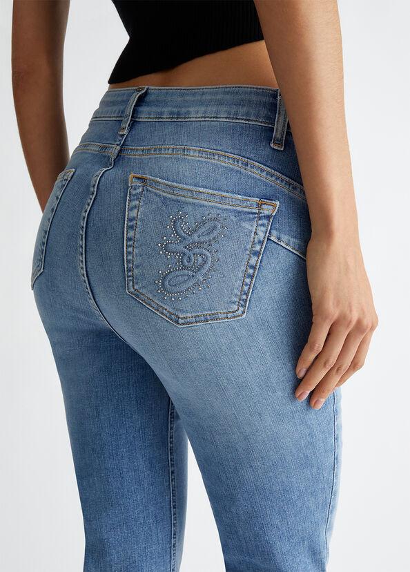 Liu Jo Jeans flare a vita alta Qualità