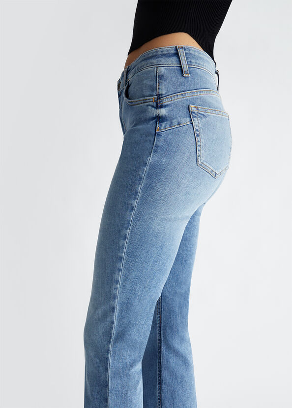 Liu Jo Jeans flare a vita alta Qualità