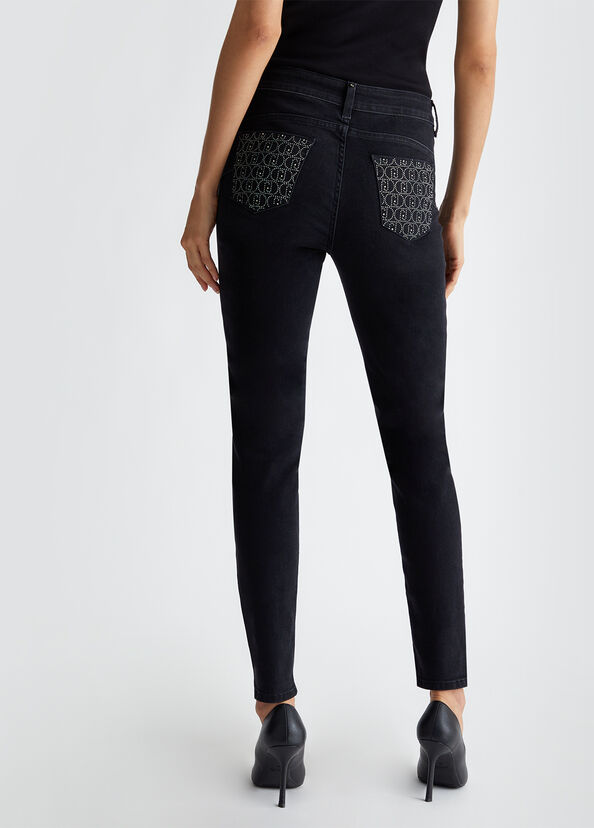 Liu Jo Jeans skinny bottom up Qualità Garantita