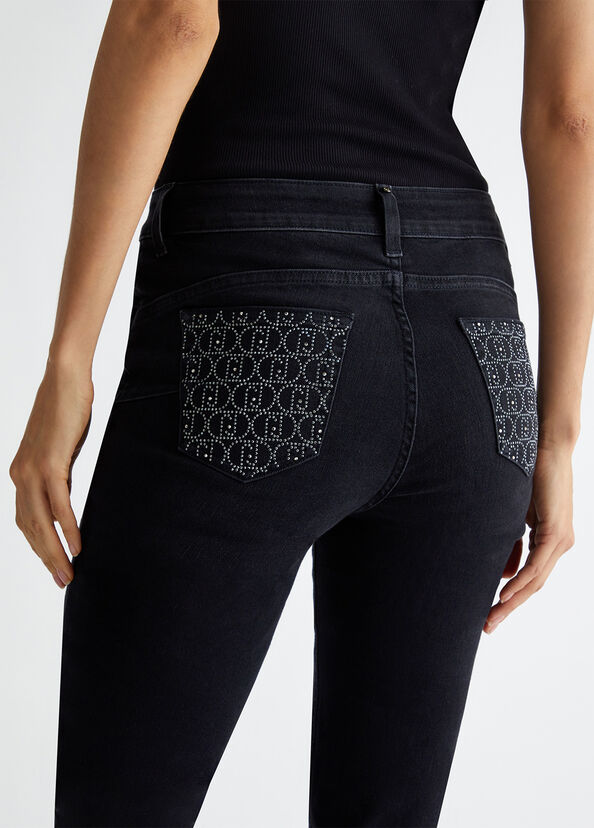 Liu Jo Jeans skinny bottom up Qualità Garantita