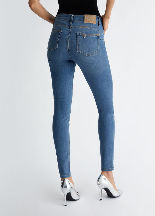 Liu Jo Jeans skinny bottom up a vita alta Promozione Limitata