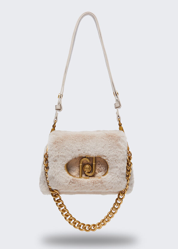 Liu Jo Borsa piccola LaPuffy in pelliccia sintetica Rilascio limitato