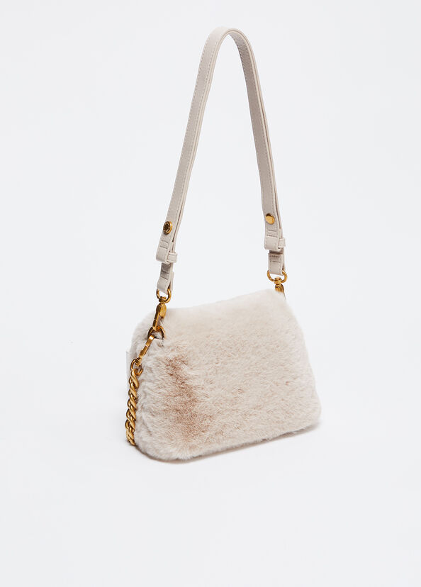 Liu Jo Borsa piccola LaPuffy in pelliccia sintetica Rilascio limitato