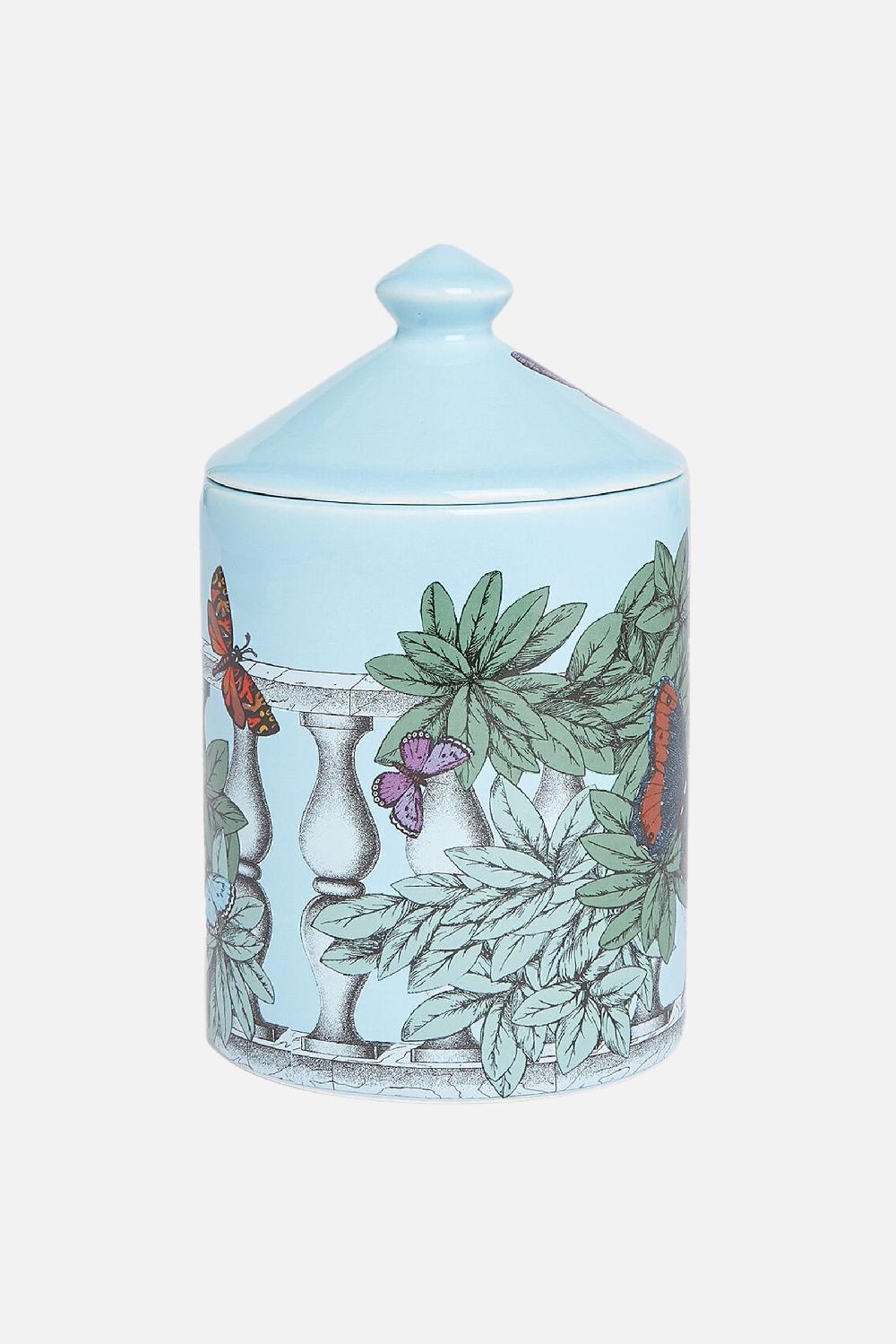 FORNASETTI candela profumata Se Poi con Decoro Farfalle e Balaustra