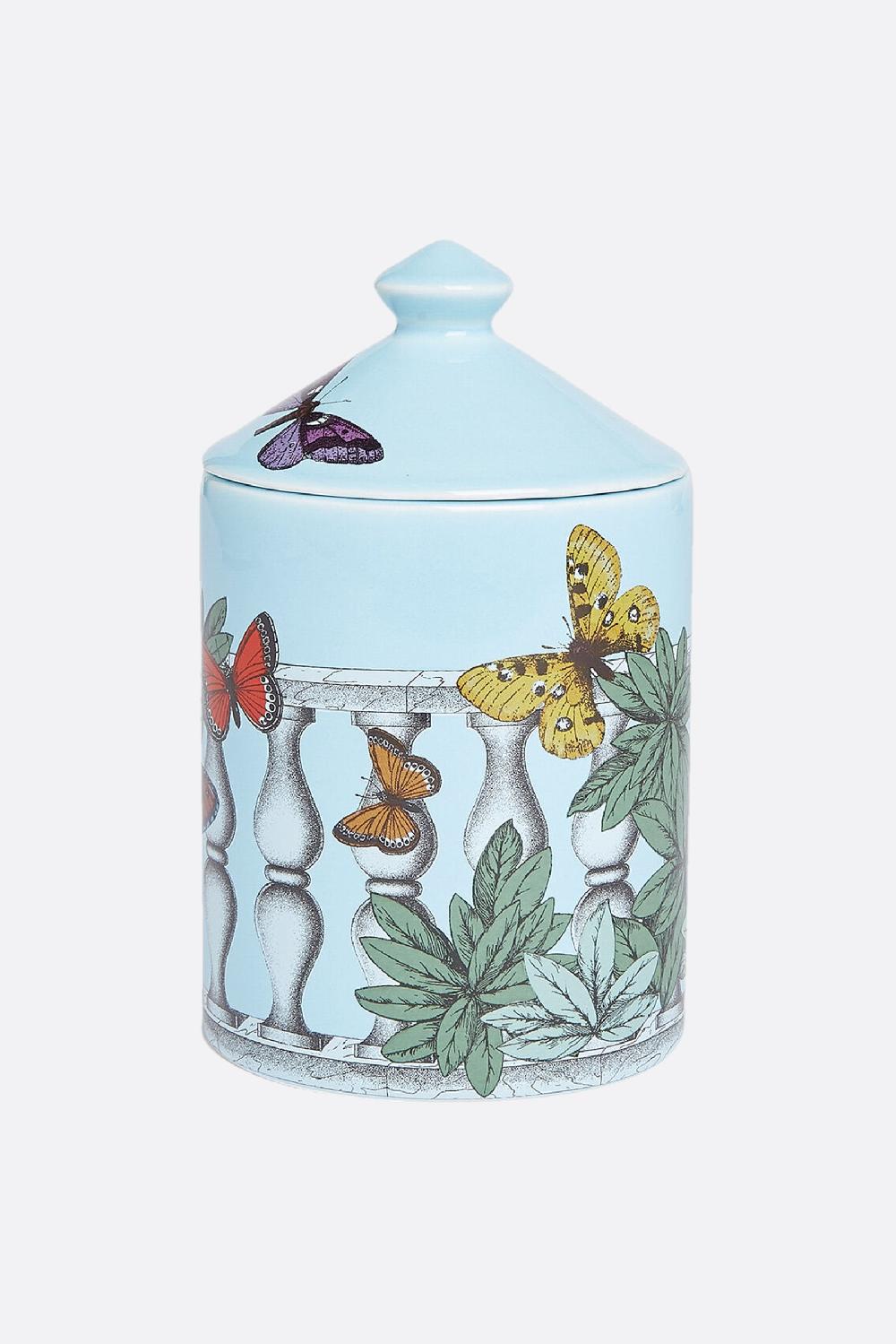FORNASETTI candela profumata Se Poi con Decoro Farfalle e Balaustra Acquista Ora