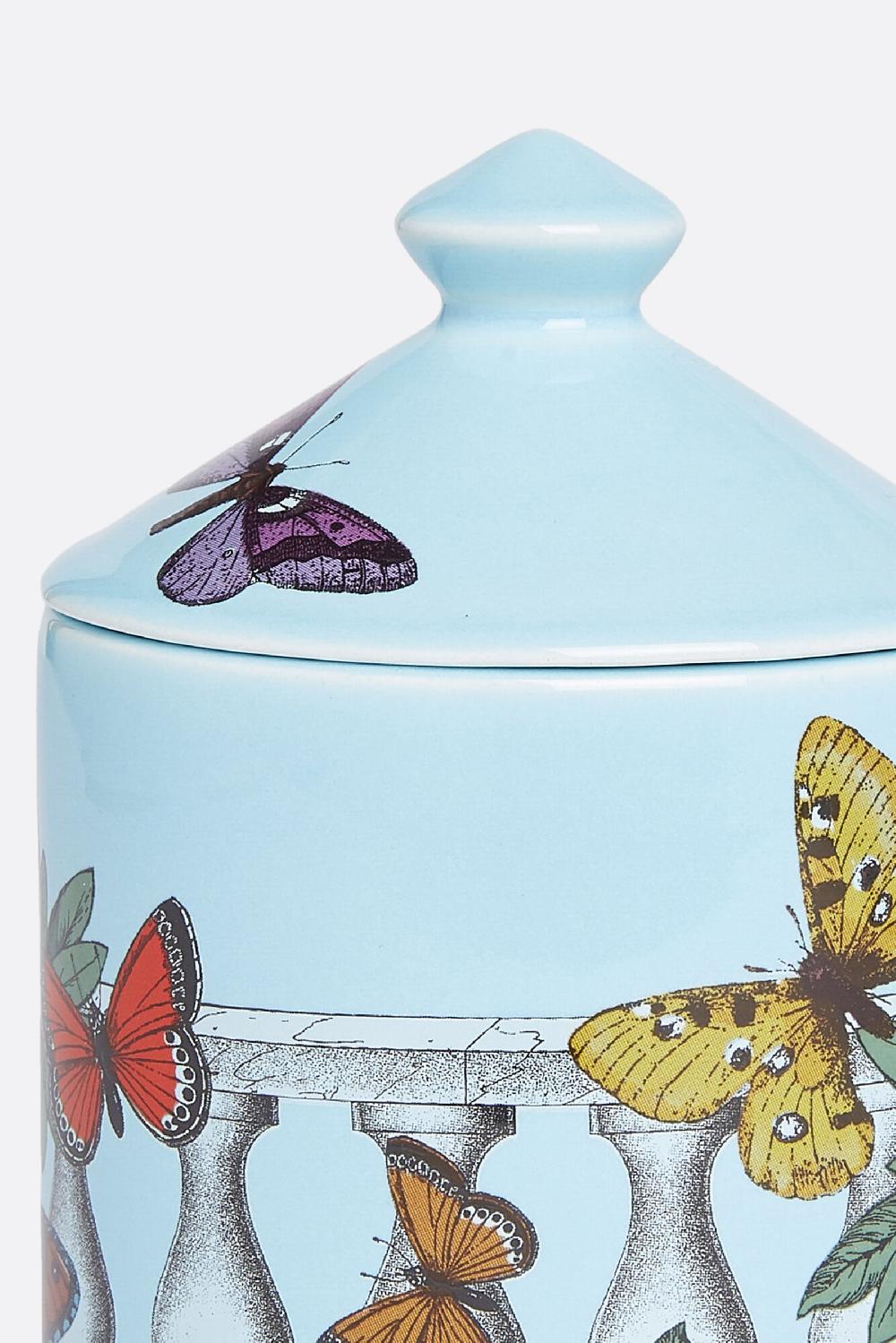 FORNASETTI candela profumata Se Poi con Decoro Farfalle e Balaustra Acquista Ora