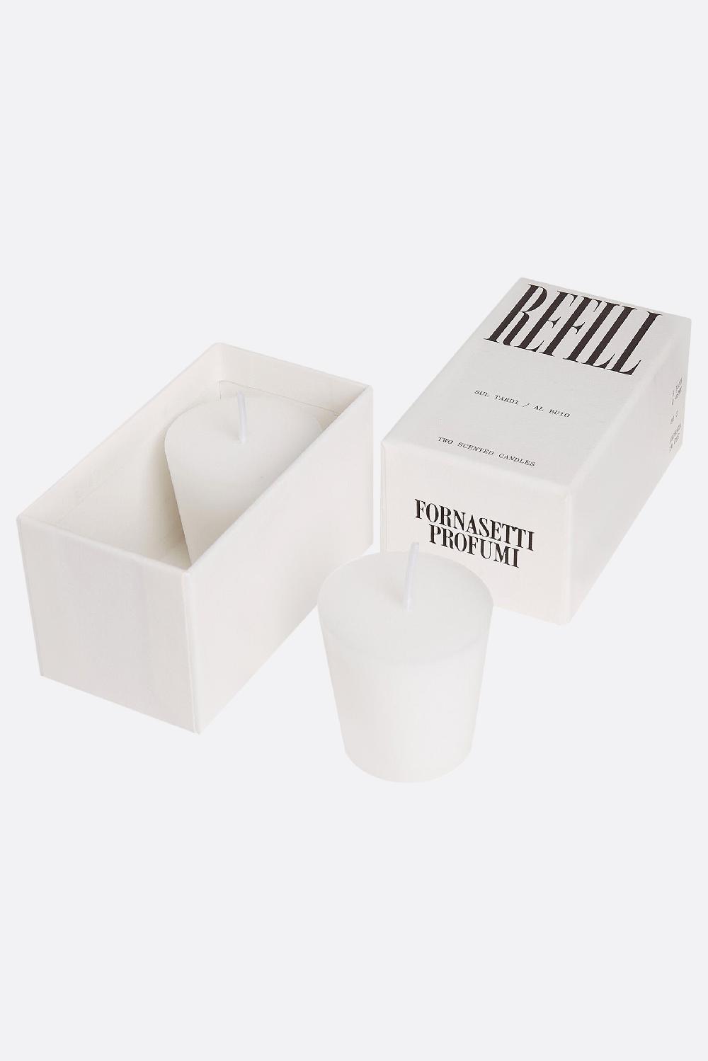 FORNASETTI set di due Refill candela profumata Al Buio e Sul Tardi Fino Al -60%