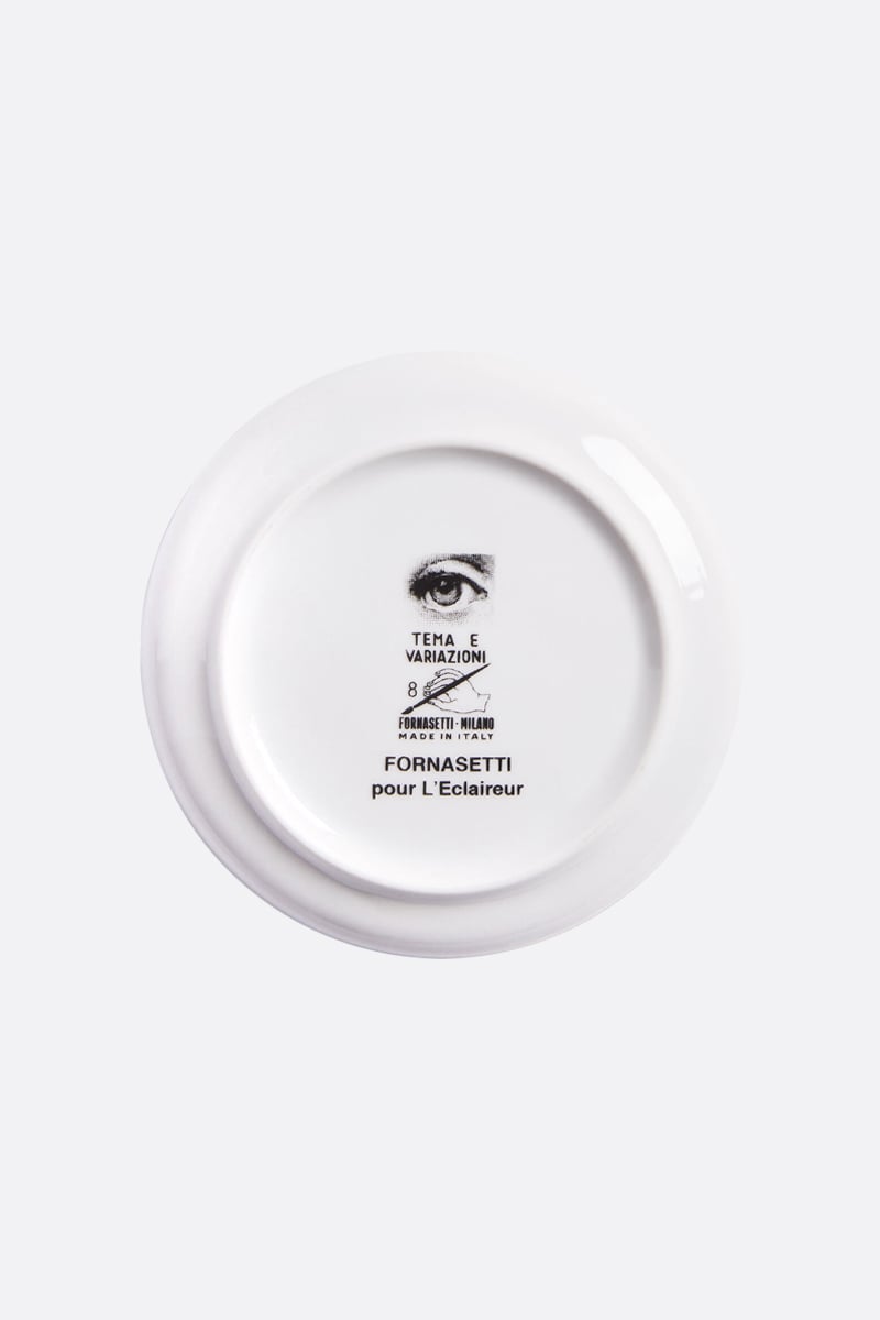 FORNASETTI sottobicchiere Tema e Variazioni N° 8 in porcellana Economico