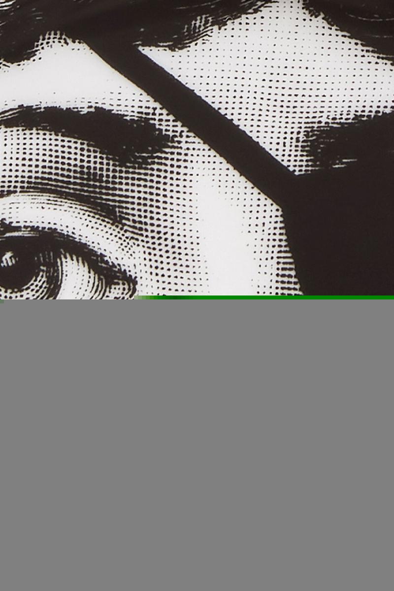 FORNASETTI sottobicchiere Tema e Variazioni N° 8 in porcellana Economico