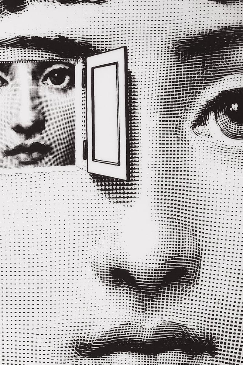 FORNASETTI piatto Tema e Variazioni N° 116 in porcellana Saldi Di Fabbrica