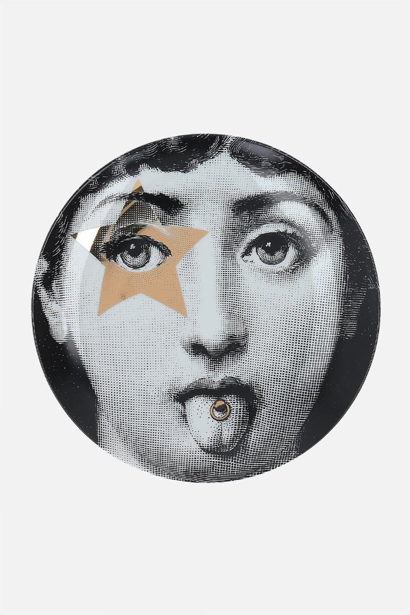 FORNASETTI piatto Tema e Variazioni N° 381 in porcellana Negozio