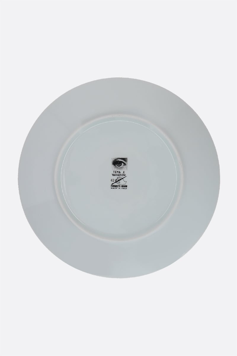 FORNASETTI piatto Tema e Variazioni N° 62 in porcellana Nuova