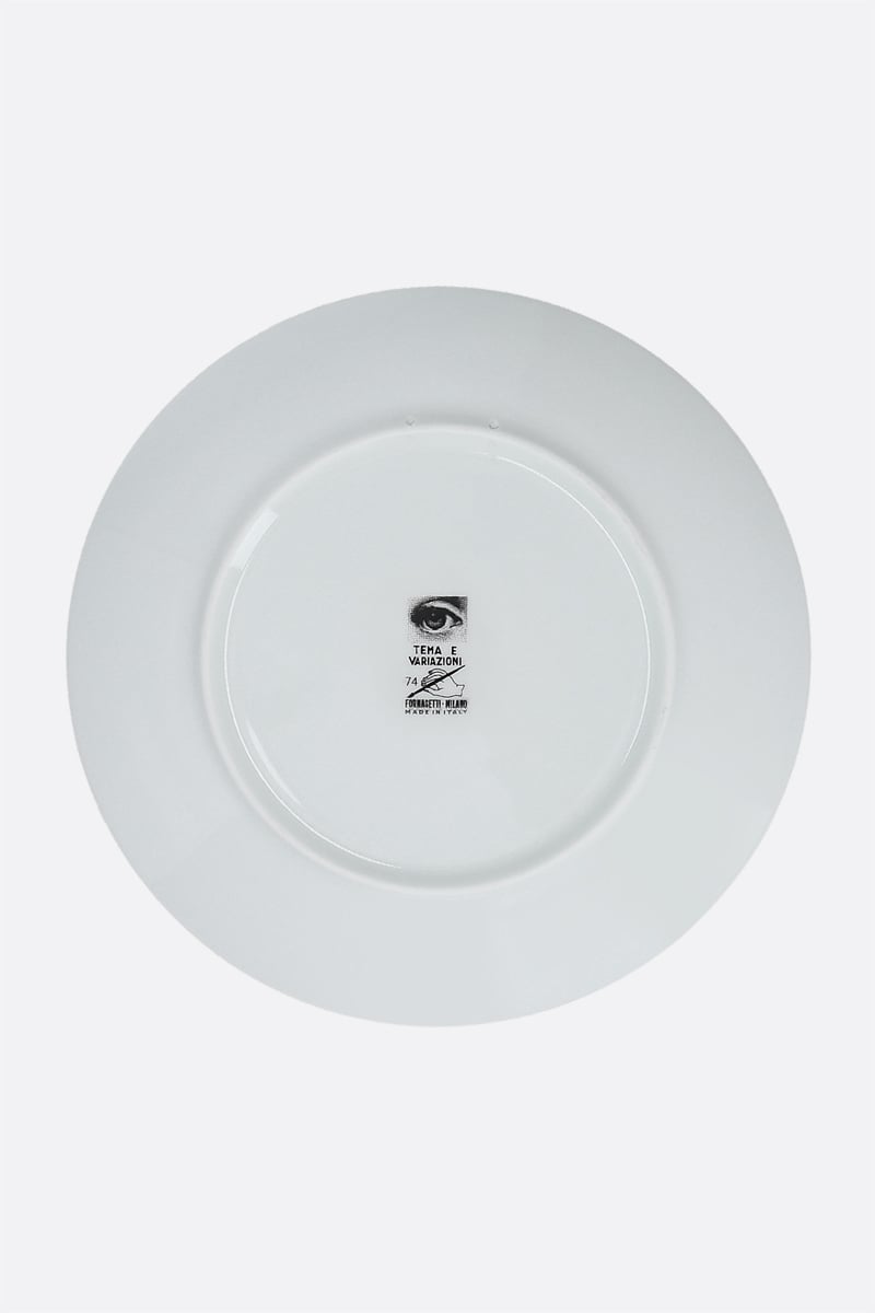 FORNASETTI piatto Tema e Variazioni N° 74 in porcellana Moda