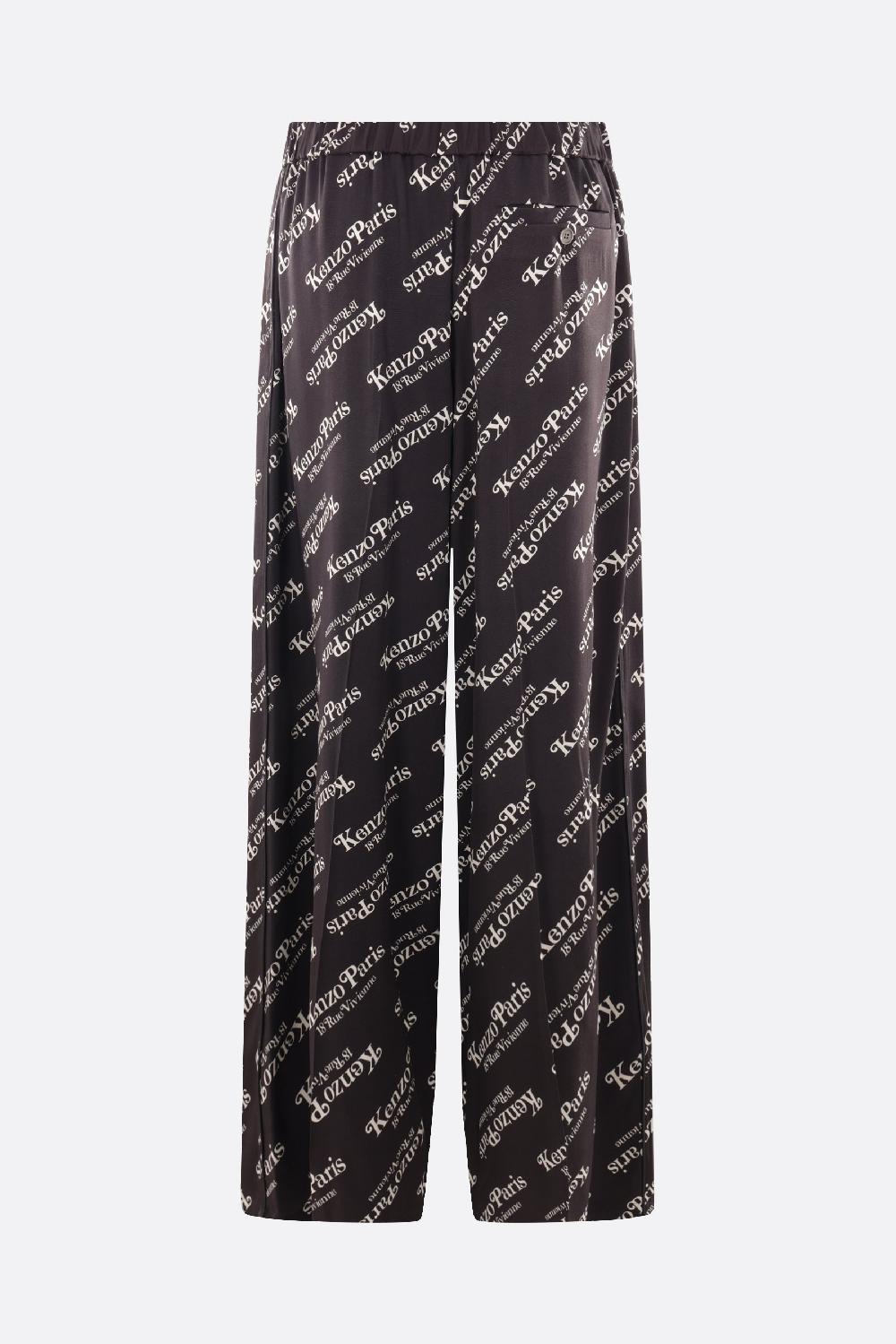 KENZO pantalone a gamba larga A KENZO by Verdy in twill Spedizione Gratuita
