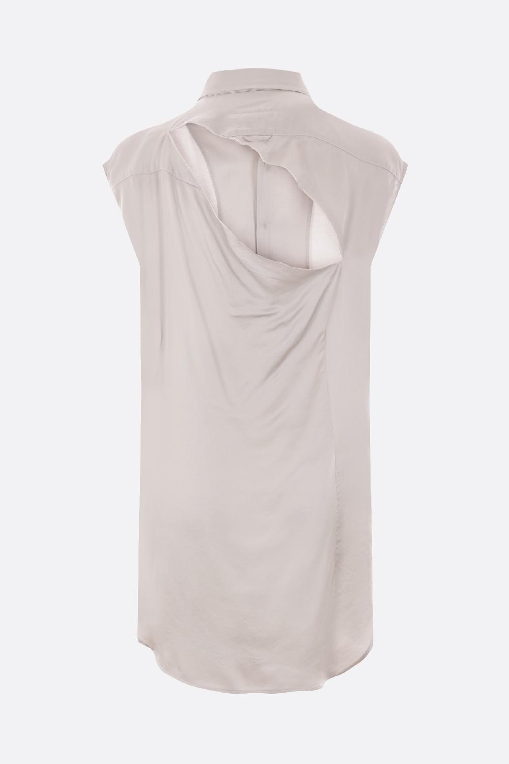 MM6 camicia smanicata in viscosa Soddisfazione Garantita