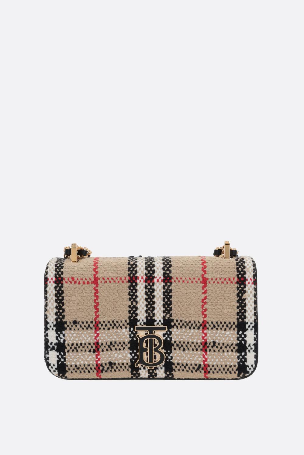 BURBERRY borsa a tracolla Lola mini in bouclé Qualità Garantita