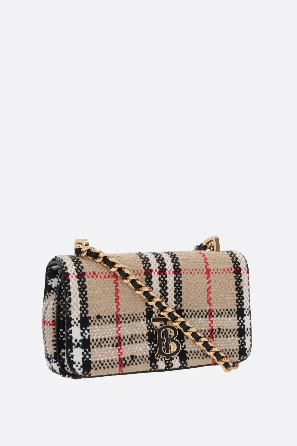 BURBERRY borsa a tracolla Lola mini in bouclé Qualità Garantita