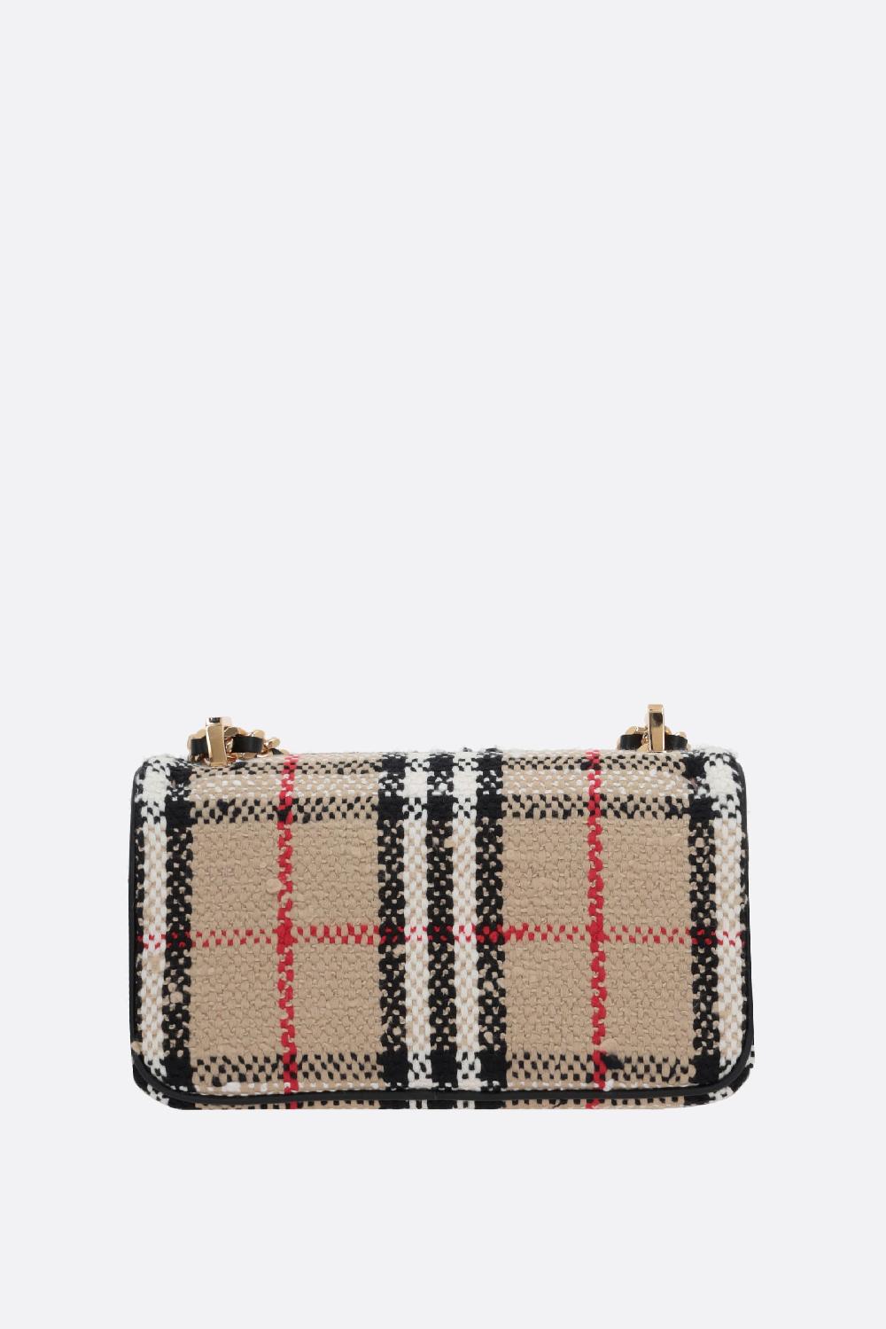 BURBERRY borsa a tracolla Lola mini in bouclé Qualità Garantita