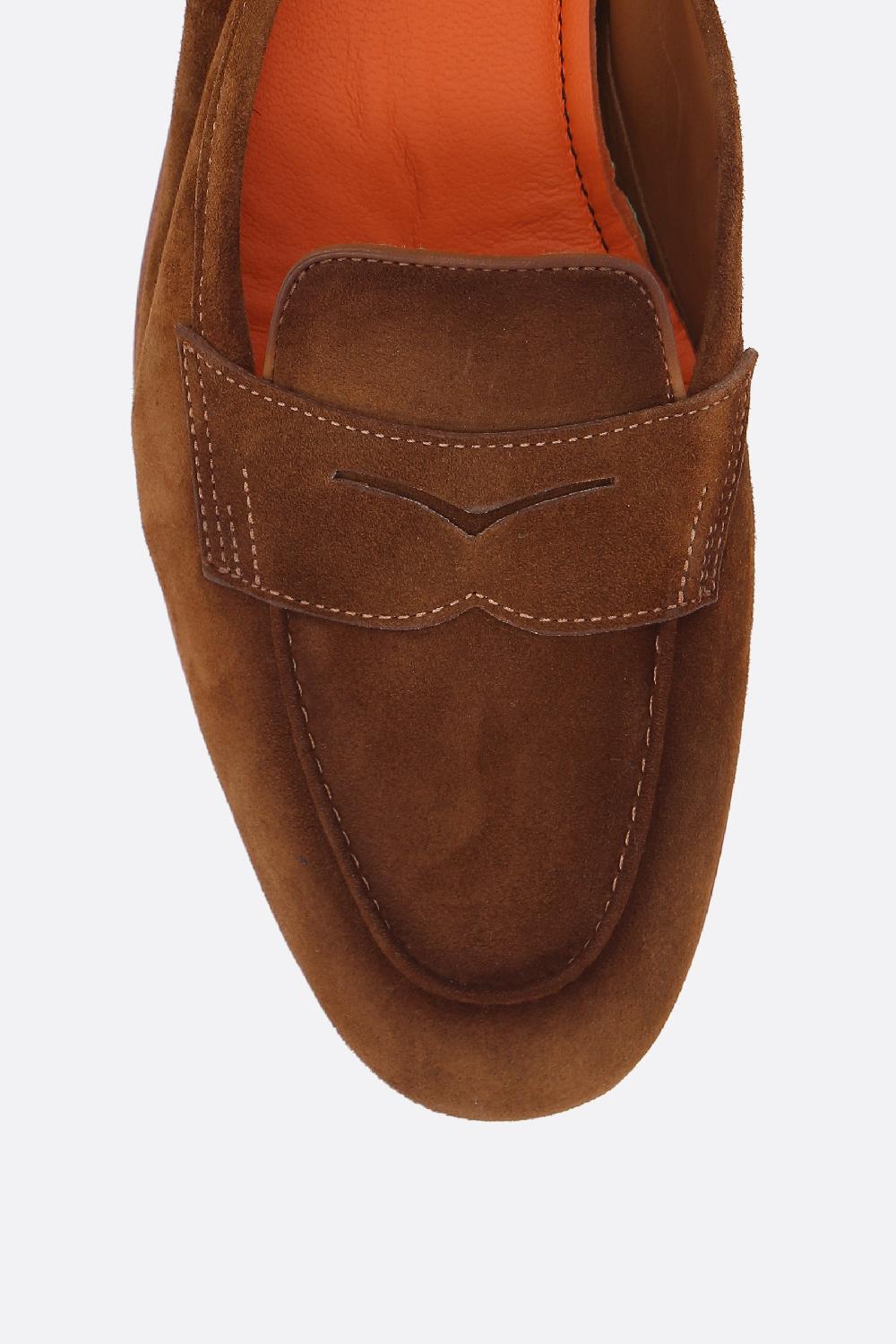 SANTONI mocassino penny Carla in suede Negozi Online