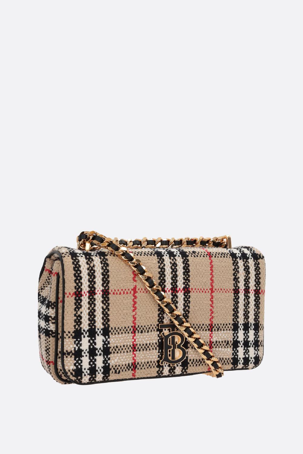 BURBERRY borsa a spalla Lola small in bouclé Acquista Ora