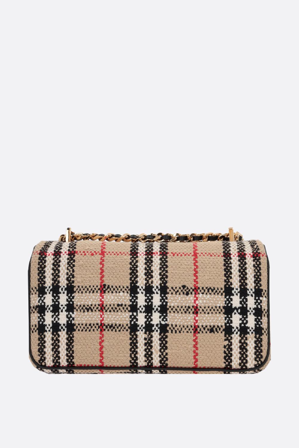 BURBERRY borsa a spalla Lola small in bouclé Acquista Ora
