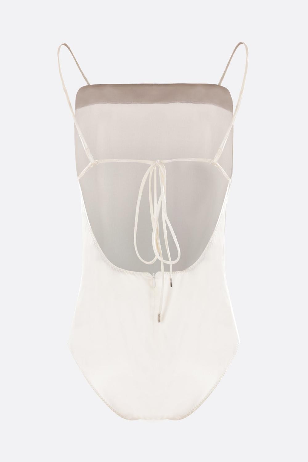 MAX MARA body Rugiada in raso Consegna Veloce