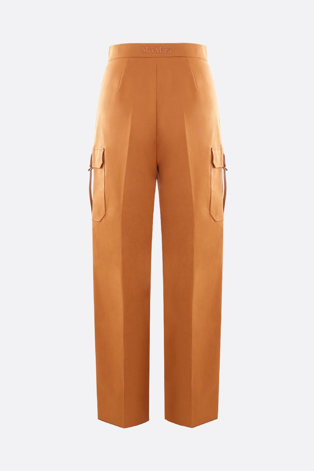 MAX MARA pantalone cargo Edda in cotone stretch Promozione Limitata