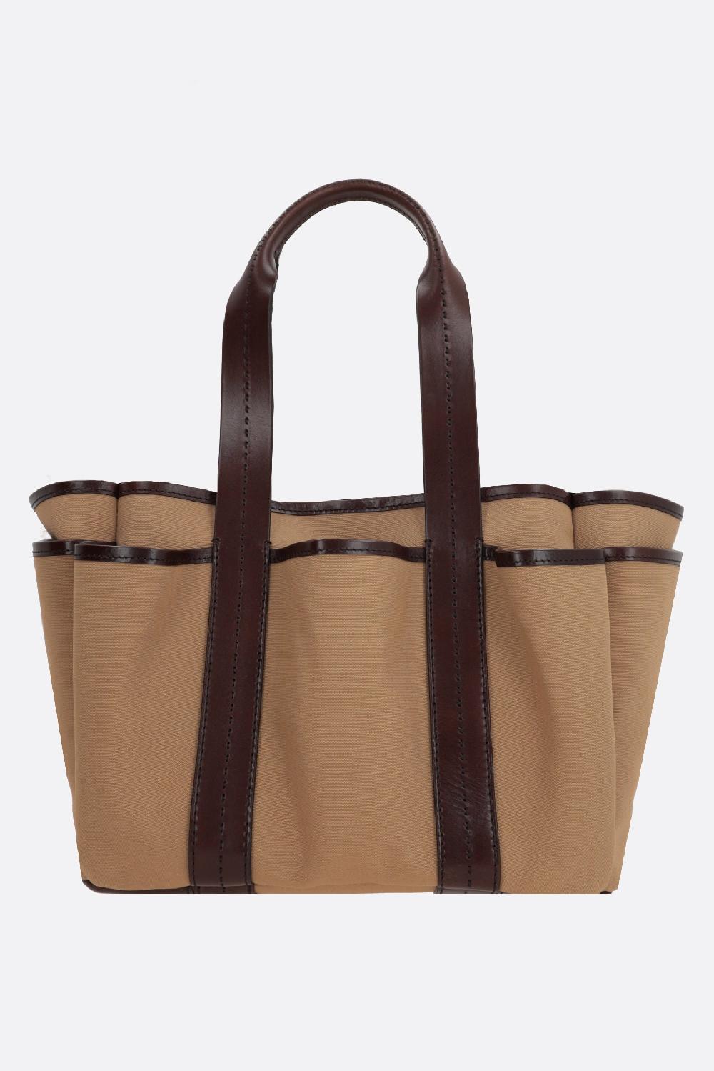 MAX MARA borsa tote Giardiniera in canvas Affare Del Giorno