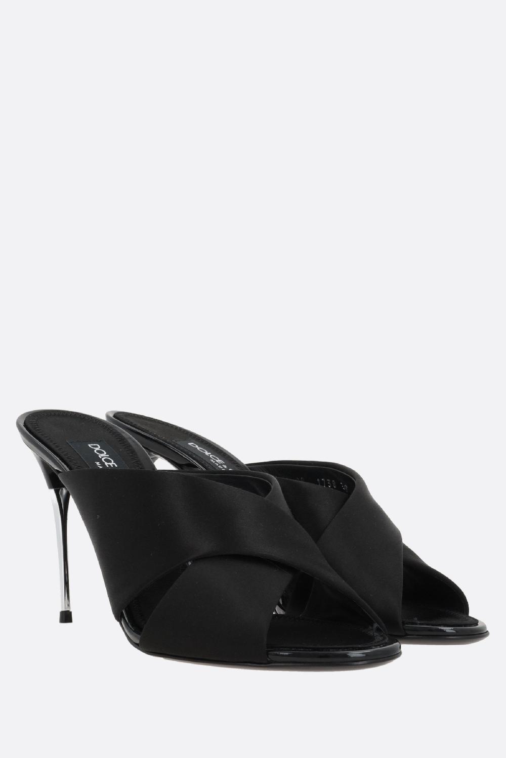 DOLCE & GABBANA sandalo mule Keira in raso Saldi